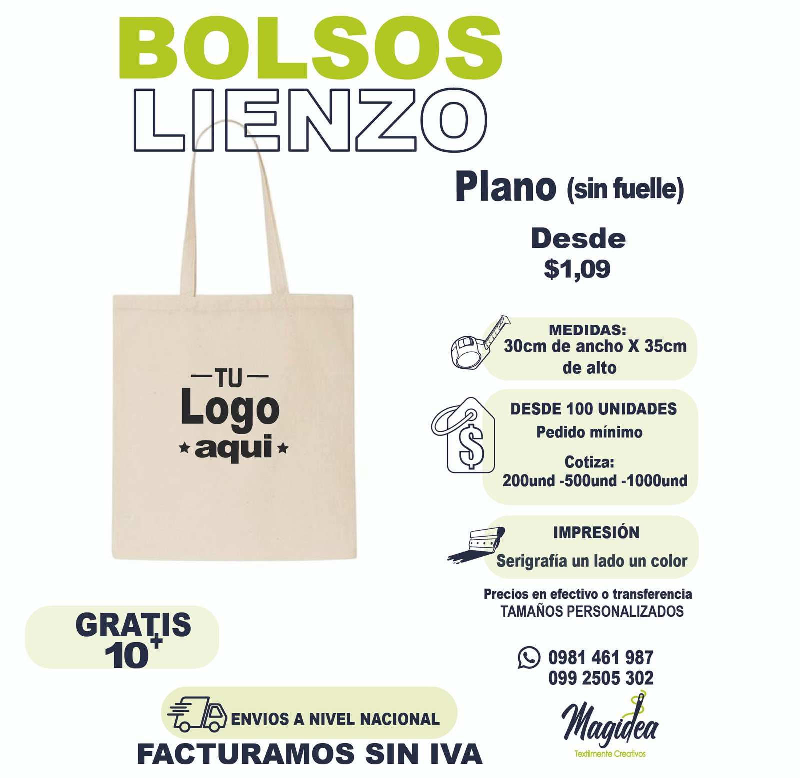 CAMBRELA: Material textil ecológico resistente al agua, duradero y versátil. Perfecto para bolsos corporativos, portatermos, sport bags y productos que requieren resistencia industrial. Se limpia fácilmente, resiste lavados frecuentes y mantiene colores vibrantes. Ideal para personalización mediante serigrafía, sublimación, bordado o transfer.