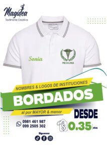 Eleva la elegancia de tus productos con nuestro servicio de bordado personalizado de alta calidad. Utilizamos tecnología de bordado computarizado profesional para crear logos bordados duraderos y sofisticados en todos nuestros bolsos ecológicos de cambrela.